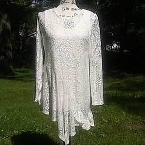 Attitudes By Renee Lace Tunic/Tank